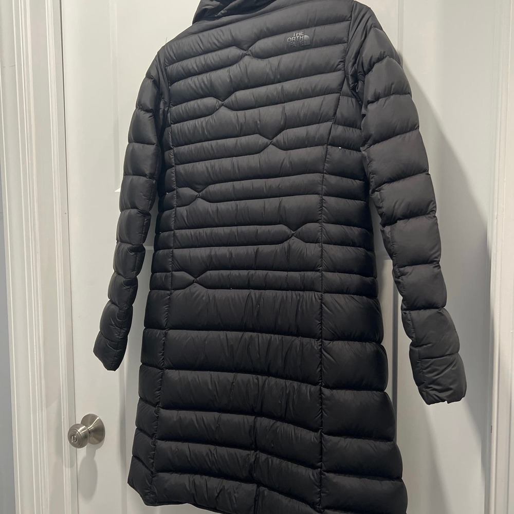 North face black parka